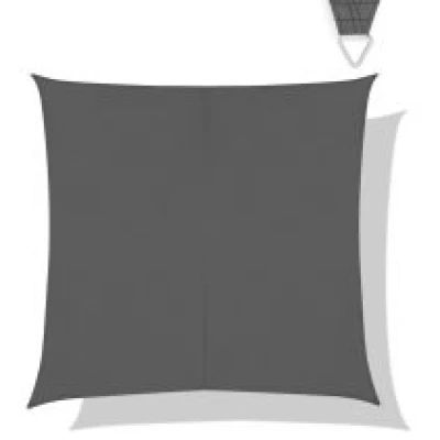 Shade Sail Square – Premium – 360×360 cm – Water resistant | Grey