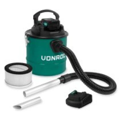 Cordless ash vacuum cleaner 20V – 4.0Ah - 12L tank | Incl. battery and  quick charger