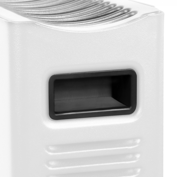 El-radiator - 2000W - Hvid | Turbo Fan & 2 varmeindstillinger