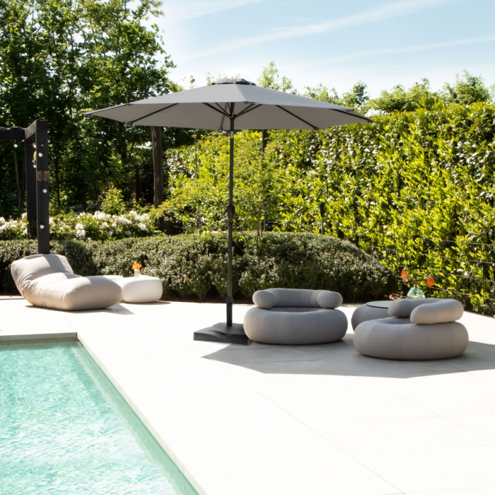 Parasol Recanati Ø300cm – Premium parasol | Grey