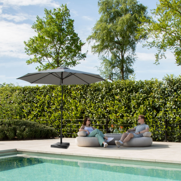 Parasol Recanati Ø300cm – Premium parasol | Grey