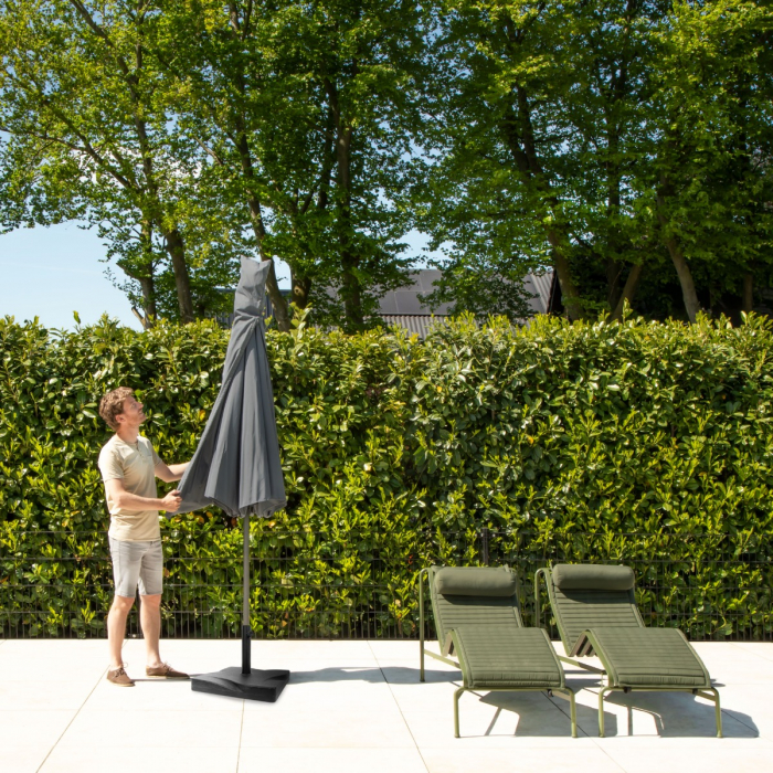 Parasol Recanati Ø300cm – Premium parasol | Grey