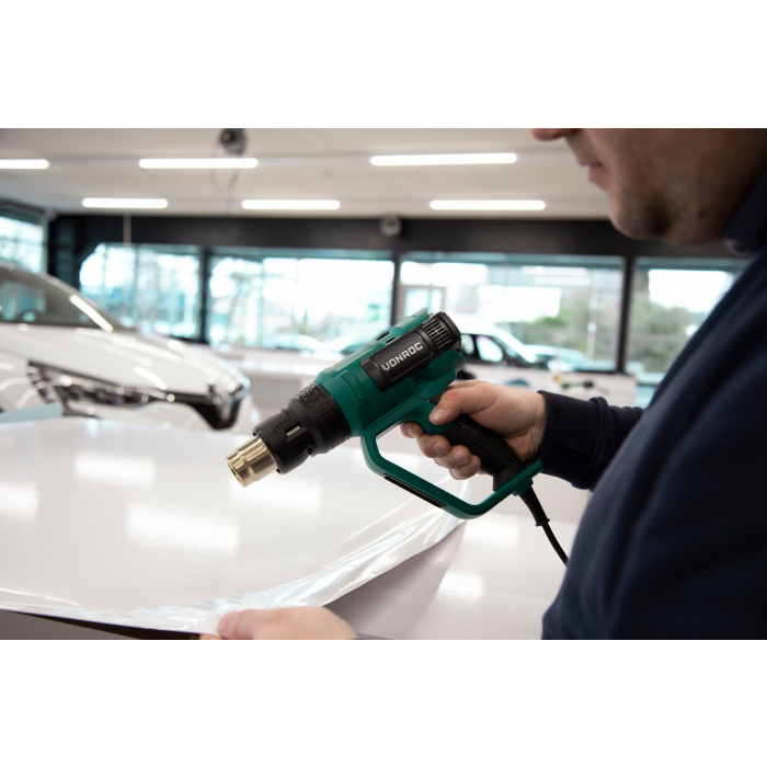 Professional hot air gun 2000W | With LCD display and 60 heat settings