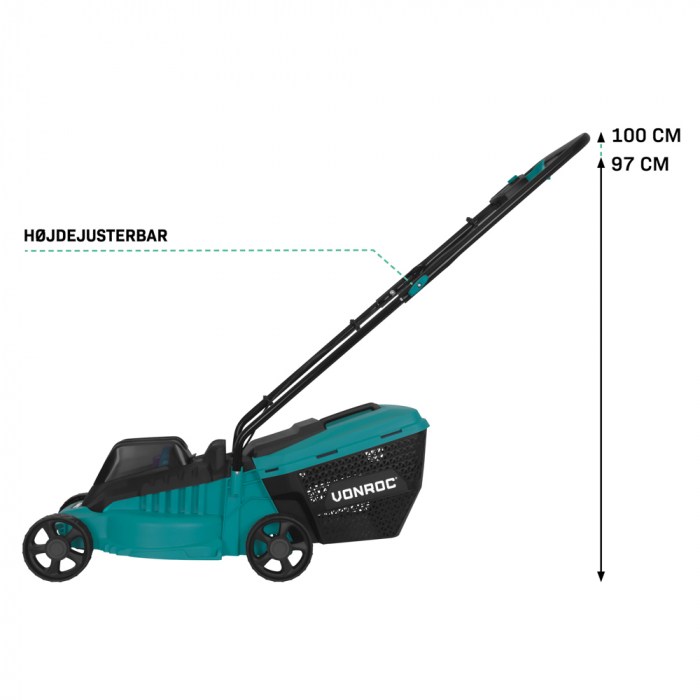 Cordless Lawn Mower 20V - Brushless - 32 cm | Excl. Battery and charger