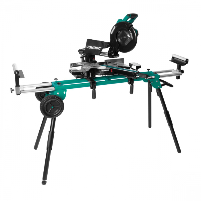 Mitre saw stand - Mobile - Universal | 150 kg load capacity
