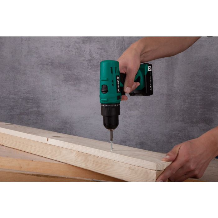 Cordless drill 12V | Incl. 46 accessories & 2 batteries in storage case