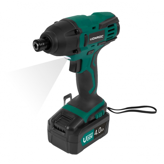 Cordless Impact driver 20V – 4.0Ah | Incl. battery and quick charger