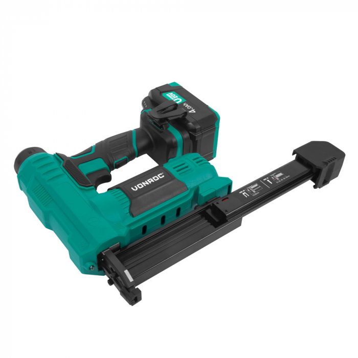 Staple gun 20V – 4.0Ah - Incl. staples and nails | Incl. battery and quick charger