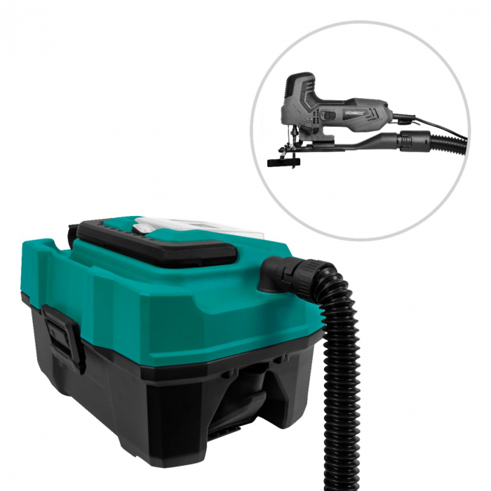 Portable vacuum cleaner 20V – 4.0Ah | Incl. accessories, battery and quick charger