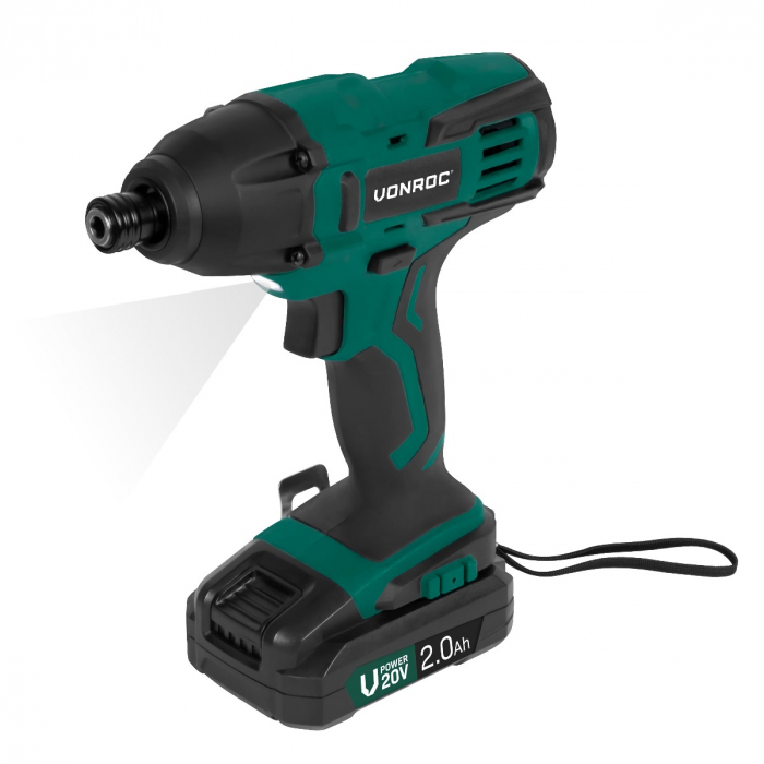 Cordless impact driver 20V - 2.0Ah | Incl. battery and quick charger