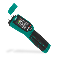 PRO Moisture Meter – Dual Measurement: Pins or Pinless (Sensor) | Multicolor LCD Display