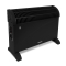 Radiator - Elradiator - 2000W | Til rum op til 24m2 | Justerbar termostat - lydsvag - Turbo Fan | Sort 