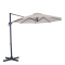 Premium Hængeparasol Bardolino Ø300cm – inkl krydsfod og overtræk - rund | Beige