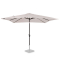 Premium Stangparasol Rosolina 280x280cm - inkl. overtræk - vierkantet | Beige