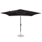 Premium Stangparasol Rosolina 280x280cm - inkl. overtræk - vierkantet | Sort 