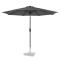 Premium Stangparasol Recanti Ø300cm - inkl. overtræk - rund | Grå