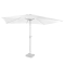 Premium Stangparasol Rapallo 200x300cm - inkl. overtræk - rektanglær | Hvid