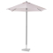 Premium Stangparasol Torbole Ø200cm - inkl. overtræk - rund | Strandparasol | Beige