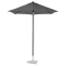 Premium Stangparasol Torbole Ø200cm - inkl. overtræk - rund | Strandparasol | Grå