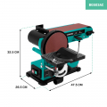 Belt and Disc Sander 350W | Incl. Sanding paper
