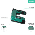 Cordless tacker 4V | Incl. 900 staples and 300 nails