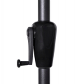 Parasol Recanati Ø300cm – Premium parasol – anthracite/black | Incl. concrete base 20 kg