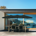 Parasol Iseo 460x270cm – Premium parasol | Anthracite/Black
