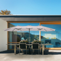 Parasol Iseo 460x270cm – Premium parasol | Beige