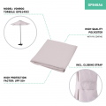 Replacement Canopy - Ø200cm - For Pole Parasol Torbole GP514XX | Beige