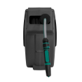 Automatic hose reel – Black - Incl. 25m garden hose, nozzle and couplings