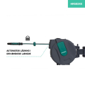 Automatic hose reel - Incl. 25m garden hose, nozzle and couplings