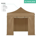 Easy-Up Partytent - 3x3 m | Set incl. sidewalls - Beige