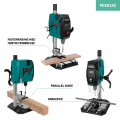 Pillar Drill 900W – With digital control panel and LCD display | Incl. Accessories
