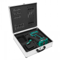 Cordless Drill 20V | Incl. 2.0Ah Battery, Charger, and 46 accessories in premium case