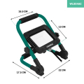 LED work light 30W – Foldable – Tiltable | Wide beam angle