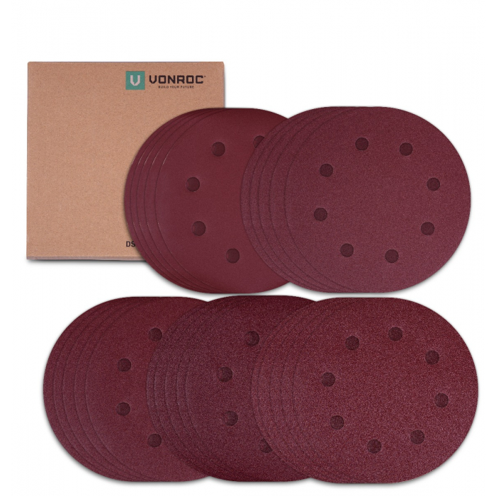 Slibepapir - 180mm - rondel | Universel | Til girafsliber | Inh. 25 Stk. main product photo