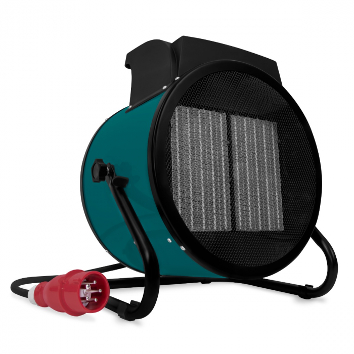 Varmeblæser - 9000W - CEE - Trefaset strøm 400V | 80m2 - Keramisk | Grøn main product photo