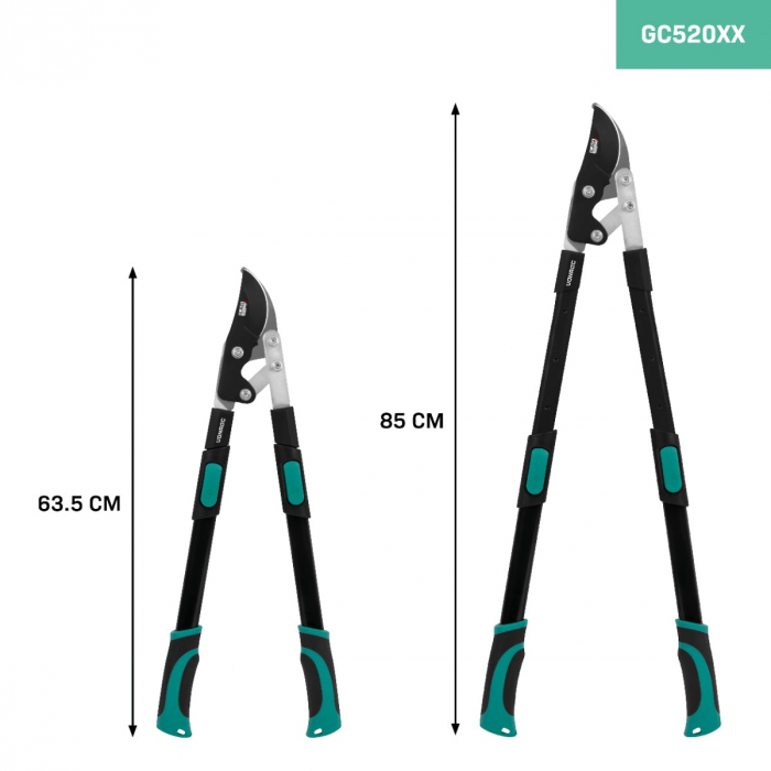 Grensaks - Teleskopisk - Ø25mm | 63,5 - 85 cm | Softgrip & ILAG Belægning main product photo