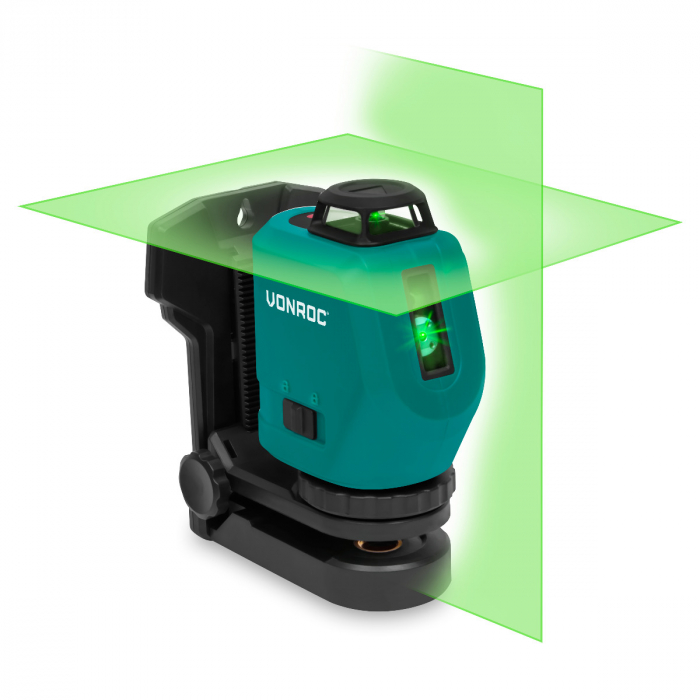 360° Laser - Rotationslaser 4V - grøn - selvnivellerende - 40 meter rækkevidde | Inkl. USB-C oplader main product photo