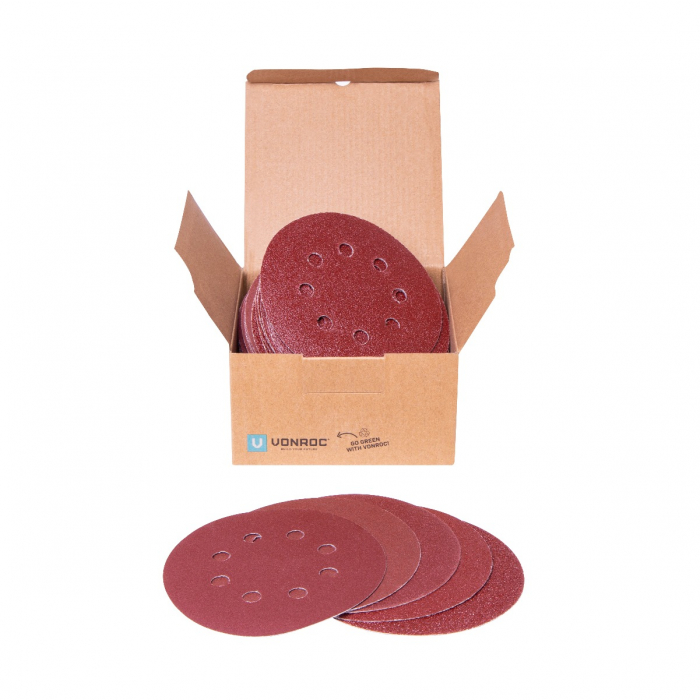 Slibepapir - 125mm - Rondel | Universel | Inh. 50 stk. main product photo